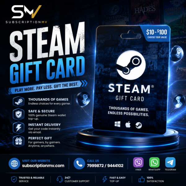 STEAM GIFT CARD - USD