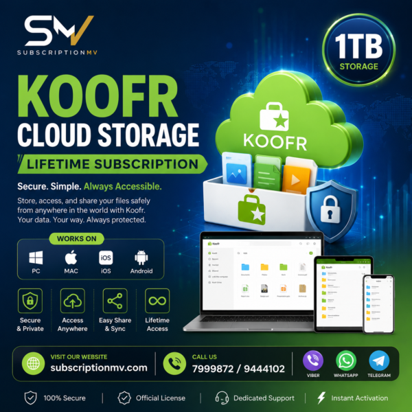 Koofr Cloud Storage: Lifetime Subscription (1TB)