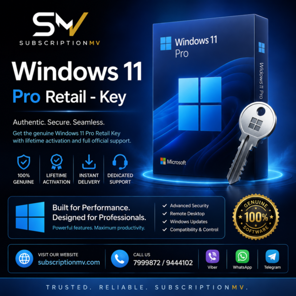 Windows 11 Pro Retail - Key