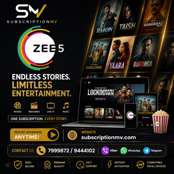 Zee5 Premium 1 Yr