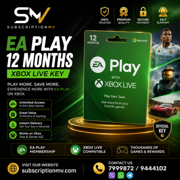 EA Play 12 months Xbox Live Key GLOBAL