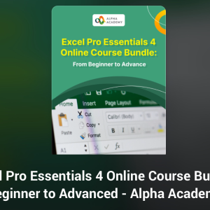 Excel Pro Essentials 4 Online Course Bundle: Beginner to Advanced