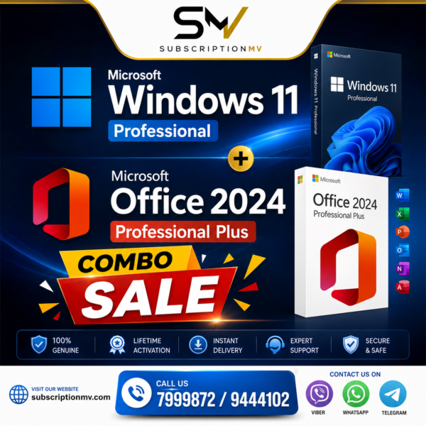 Microsoft Windows 11 Professional and Office 2024 Professional Plus