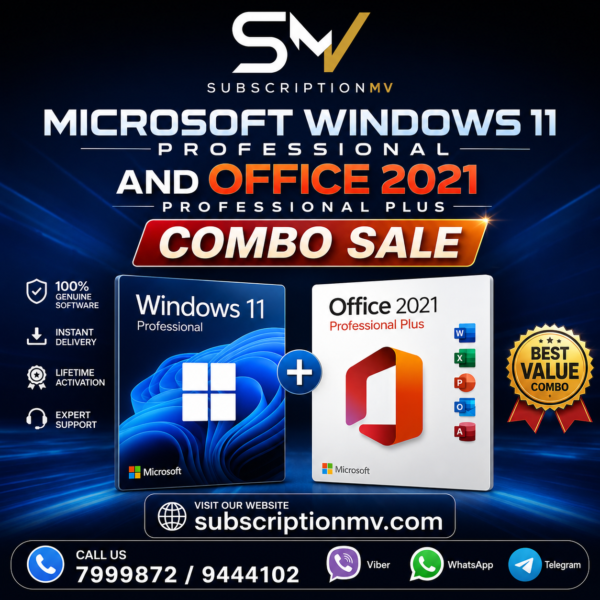 Microsoft Windows 11 Professional and Office 2021 Professional Plus