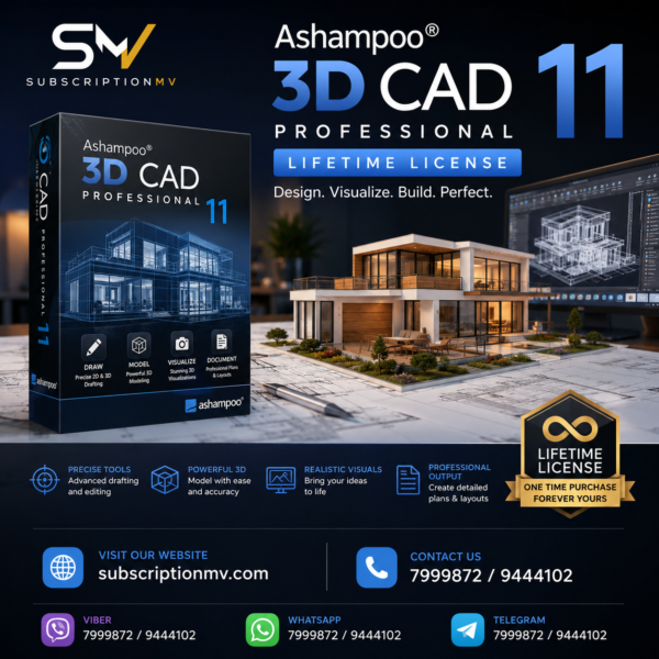 Ashampoo® 3­D CAD Professional 11⁠: Lifetime License