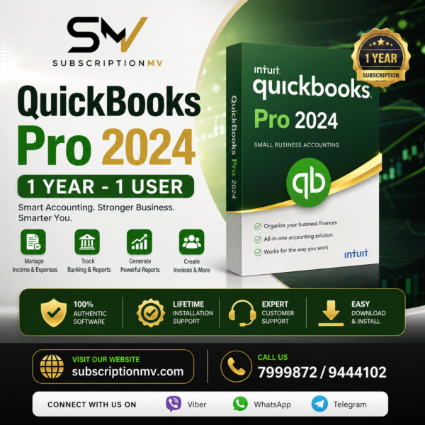 Quickbook Pro 2024 - 1 Year - 1 User