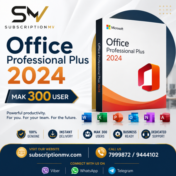 Office Professional Plus 2024 – MAK 300 USER