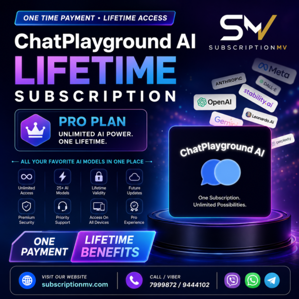 ChatPlayground AI: Lifetime Subscription (Pro Plan)