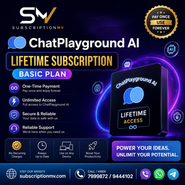 ChatPlayground AI: Lifetime Subscription (Basic Plan)