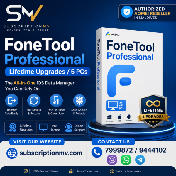 FoneTool Professional (Lifetime Upgrades / 5 PCs)