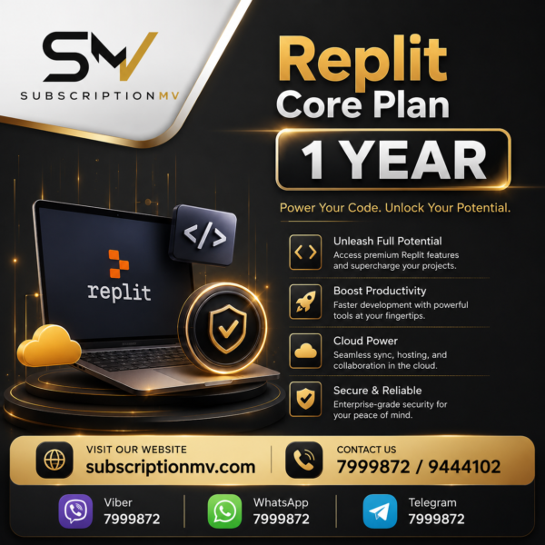Replit Core Plan - 1 Year