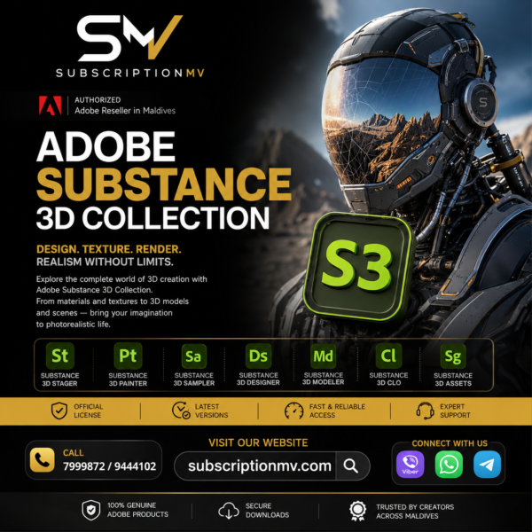 Adobe Substance 3D Collection - 12 Months Subscription