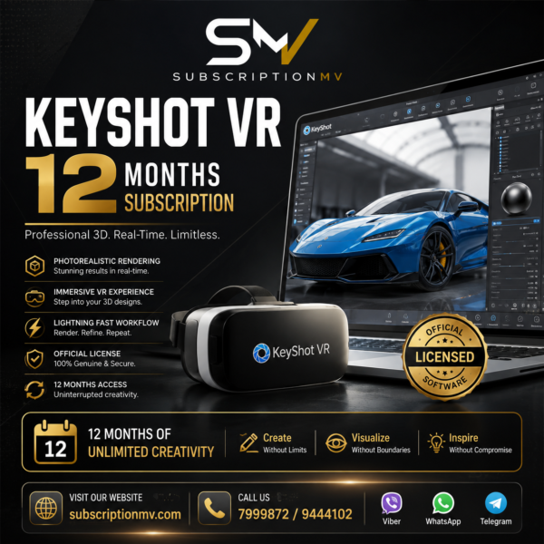 KeyShot VR – 1 Year Subscription