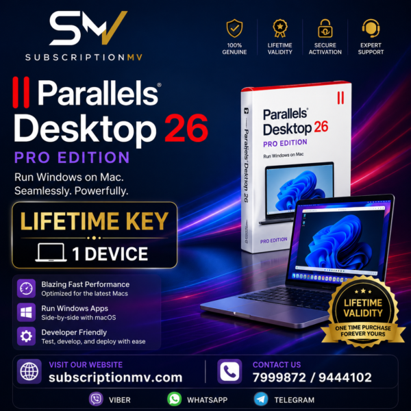 Parallels Desktop 26 Pro Lifetime Key