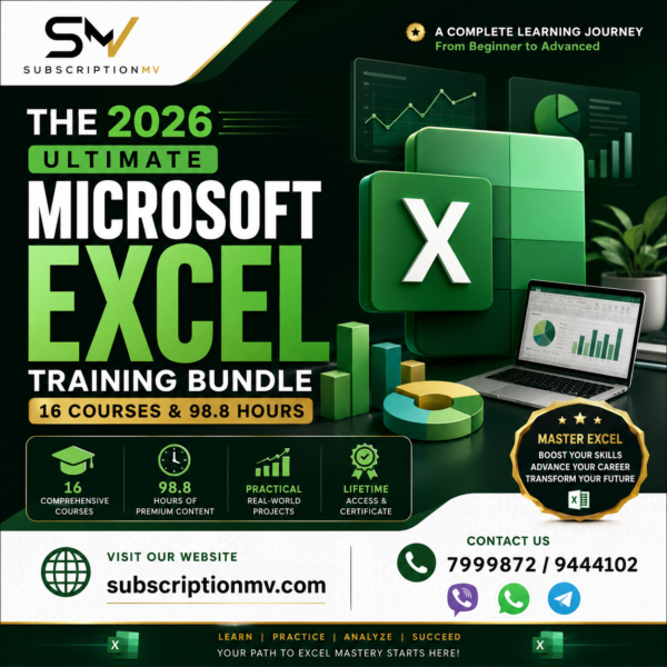 The 2026 Ultimate Microsoft Excel Training Bundle