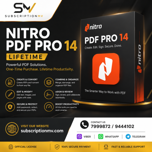 Nitro PDF Pro 14 Lifetime Activate Online Key