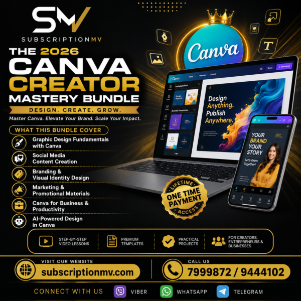 The 2026 Canva Creator Mastery Bundle