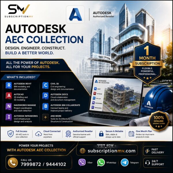 Autodesk AEC Collection - Commercial - 1 Month License