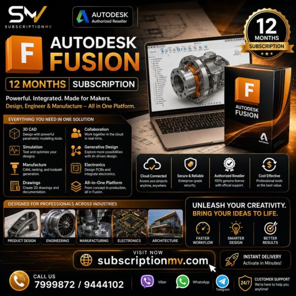 Autodesk Fusion - 12 Months license